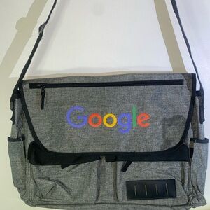 Rare Google Employee Gray Messenger Bag leed’s brand